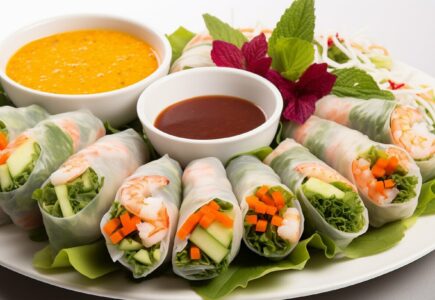 5 recettes healthy de rouleaux de printemps