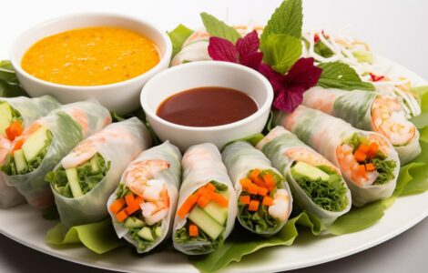 5 recettes healthy de rouleaux de printemps