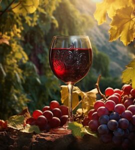 Antioxydants dans le vin rouge