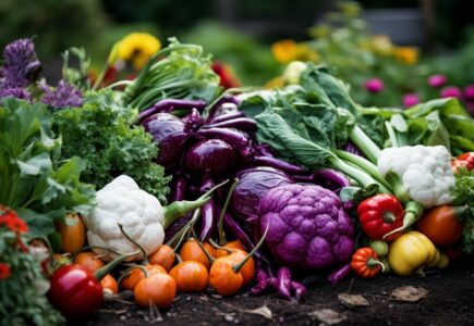 Antioxydants dans les légumes verts