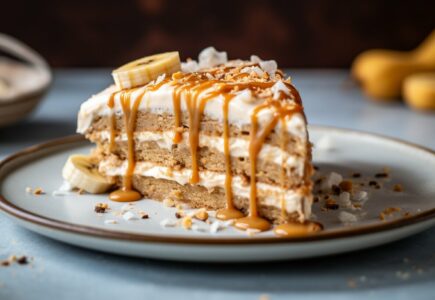 cake vegan aux bananes peanut butter chocolat blanc