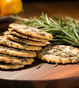 crackers healthy aux graines romarin