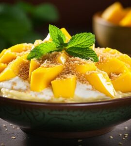 creme vegan mangue banane et cardamome