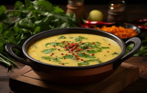 dal de lentilles corail coco curry