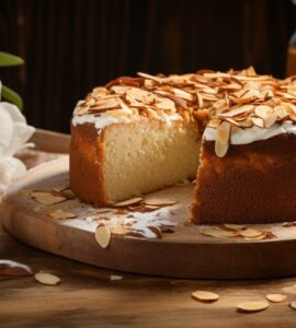 gateau au yaourt coco et amande sans lactose