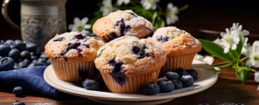 muffins myrtilles sans gluten et sans lactose