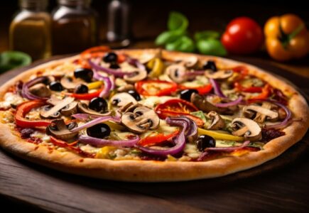 pizza healthy vegetarienne