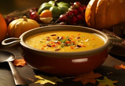 soupe potiron poivrons